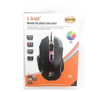 OISE ART STORE Trade Shop - Mouse Gaming da Gioco con Filo USB 2.0 Dpi Regolabile 4800dpi 7 Luci RGB Gm8006 -