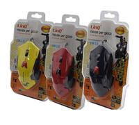 OISE ART STORE Trade Shop - Mouse Ottico Gaming Gioco Wired con Filo USB 2.0 Dpi Regolabile 800/2400 Gm8002 -