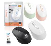 OISE ART STORE Trade Shop - Mouse Wireless V36 Senza Fili 2.4ghz 800-1200-1600dpi Notebook Supporto OS Windows -