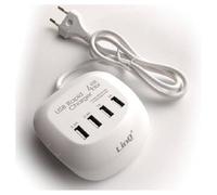 OISE ART STORE Trade Shop - Multipresa Caricatore Ricarica Rapido 20w 4 Porte USB T-4a04 Caricabatterie Multiporta