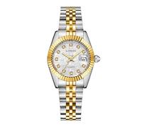 OISE ART STORE Trade Shop - Orologio Uomo Donna Longbo 80435 In Acciaio Con Strass Impermeabile Silver Oro -donna -