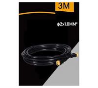 OISE ART STORE Trade Shop - Prolunga Cavo 3 Metri per Faro Faretto Solare Connettore di Giunzione Ip65 Cv-3m