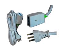 OISE ART STORE Trade Shop - Prolunga Corrente Elettrica Cavo 3 5 10 Metri 220v Bipasso Spina Italiana Presa -3 Mt -