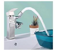 OISE ART STORE Trade Shop - Rubinetto Girevole 1080° Prolunga Rompigetto Snodabile Acqua Cucina Bagno -