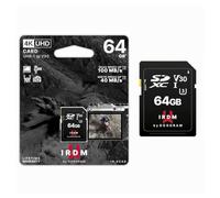 OISE ART STORE Trade Shop - Scheda di Memoria SD Card 64 GB per Videocamere Classe Uhs-i 3 V30 Ir-s3a0-64gb -