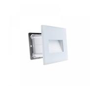 OISE ART STORE Trade Shop - Segnapasso LED 4w Incasso per Scatola 503 3000k 4000k Ip65 Cornice in Vetro Bianco-Bianco Freddo -