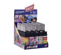 OISE ART STORE Trade Shop - Set 50pz Accendino A Fiamma Canna Corta Prof Cobia FF Cakes Candle Light 41411658