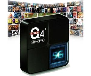 OISE ART STORE Trade Shop - Smart TV Box 4 GB RAM + 64 GB Q4 Mini Mini Pc Android 10 Ultra 6k Telecomando