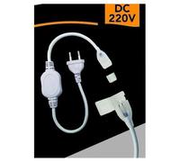 OISE ART STORE Trade Shop - Spina Per Strisce Strip Led 220v Da 16 Mm Raddrizzatore Con Presa S-16mm-220v -