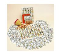 OISE ART STORE Trade Shop - Tombola Napoletana con Cartelle Smorfia Classica Natale Capodanno Gioco Numeri