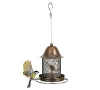 Oiseaux Jardin - 20x17,5cm Plateau Graines Oiseau | Mangeoire À Oiseaux Extérieure Station D'Alimentation En Métal, Plateau Distributeur De Graines Pour Jardin, Balcon Et Terrasse, Décoration Robuste