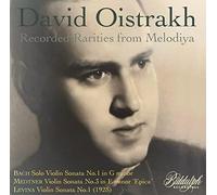 Johann Sebastian Bach David Oistrakh: Recorded Rarities from Melodiya (CD) Album