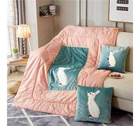 oiujhgCDS Coperta-cuscino, Cuscini 2 in 1, cuscini da coccolare, viaggio, in, moderni a doppio uso