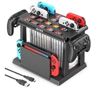 OIVO Per Switch Joycon Charger Pro Supporto controller Interruttore Torre di archiviazione di giochi per N-Switch Stazione dock di ricarica originale e OLED
