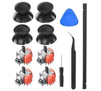 OIVO VGA DESIGN Joystick PS5 Magnetico con Effetto Hall TMR - Kit Riparazione Controller DualSense/Edge, No Drift, Alta Precisione + 2 Paia di Manicotti Antiscivolo, Ricambi PlayStation 5, 4 Pezzi