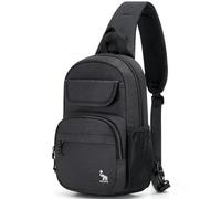 OIWAS Borsa a tracolla da viaggio per uomo e donna, borsa a tracolla da uomo, piccola borsa a tracolla da viaggio, Nero-5735