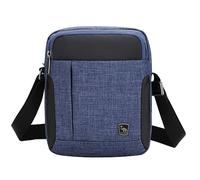 OIWAS Borsello Uomo Tracolla Piccola Borsa Tracolla Uomo Borsellino Marsupio Borsa a Spalla per Sportiva Viaggio Lavoro Blu Denim