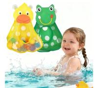 OIXEYA 2 Pezzi Bath Rete Giocattolo,Rete Giocattolo per Vasca,Organizzatore Giocattoli Bagno Borsa Sacca Retes Portaoggetti da Appendere Immagazzinaggio del Giocattolo del Bagno