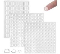 OIXEYA 240 Pcs Ammortizzatore di Colpi, Gommini Adesivi, Gommini Silicone Trasparenti Paracolpi, Gommini Paracolpi, per Porte, Mobili, Laptop, Cassetti, Armadiett