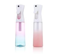 OIXEYA 2pcs flaconi spray per capelli, spruzzino nebulizzatore vaporizzatore acqua, 300 ml, con nebbia fine continua, per piante, pulizia, alcool, ecc