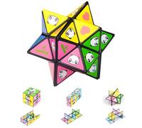 OIXEYA Cubo Cambiaforma,Cubo Antistress, Cubo Infinito, Trasformabili Cubo, Decompression Puzzle Cube, Puzzle Cube Giocattolo per Bambini Adulti (Panda)