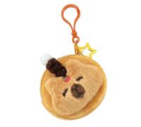 OIXEYA Portachiavi Capibara Portamonete Donna, Porta Monete da Donna, Mini Portatile Sacchetto Ragazze Piccola Borsa per Carta di Credito Chiavi Auricolare Rossetto