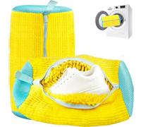 OIXEYA Sacchetto Scarpe Lavatrice, 2 Pezzi Sacchetti Scarpe Lavatrice Riutilizzabili In Microfibra, Sacca per Lavare Scarpe In Lavatrice con Cerniera Invisibile per Scarpe Sportive, Scarpe a Rete