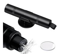 OIXYA 2 in 1 Taglia Cinture di Sicurezza e Rompivetro per Auto, rompivetro auto e taglia cintura,vRompi Vetro Auto Emergenza con Vetro di Prova, Martello di Sicurezza con Vetro di Prova e 2 Fischiett