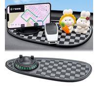 OIXYA Alfombrilla coche Universal, Multifunction Car Anti Slip Mat Auto Universal Phone Holder, Alfombrilla de Silicona Para Decoraciones de Automóviles