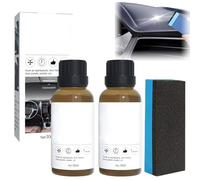 OIXYAZ 2 Pezzi Rinnova Plastiche Auto 30ML,rimuovi graffi plastica,I cruscotti delle auto restaurano, proteggono e lucidano, rimuovono i graffi e ripristinano il colore OIXYAZ