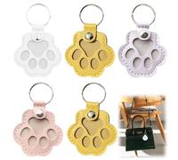 OIXYAZ 5 Pezzi Portachiavi pelo gatto,Portachiavi Commemorativo per Pelo Cane Gatto, Promemoria Cane Regalo per Proprietari Di Cani, Ricordo Del Gatto Defunto per Gli Amanti Dei Gatti