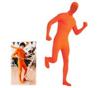 OIXYAZ Costume Completo da Giraffa - Tuta Arancione per Carnevale e Halloween, Costume da Animale per Adulti con Accessori, Design Aperto per il Viso per Cosplay