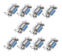 Oiyagai 10Pz Connettore DB15 a Vite D-SUB VGA Femmina 3 File 15 Pin, Sostituzione Adattatore