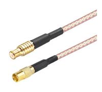 Oiyagai 2pcs RF RG316 Pigtail MCX connettore maschio dell'antenna a MCX cavo di estensione coassiale femmina dell'adattatore (50cm/19.6")