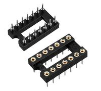 Oiyagai 30 Pcs Adattatore per Socket IC DIP a Foro Rotondo da 2.54 mm con 14 Pin