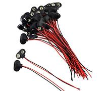 Oiyagai 30 Pezzi Connettori Clip per Batteria 9 Volt