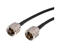 Oiyagai Cavo Coassiale PL259 Maschio-Maschio RG58 da 1 m - 50 Ohm Rame Puro per Radio CB, Ham, RF e Comunicazioni Antenna