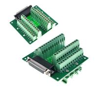 Oiyagai DB44 Breakout Board, connettore modulo breakout intestazione femmina passo 2,54 mm, scheda di interfaccia senza saldatura per cavo a nastro, PLC, controllo industriale (44 pin)