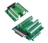 Oiyagai DB44 Breakout Board, connettore modulo breakout intestazione maschio passo 2,54 mm, scheda di interfaccia senza saldatura per cavo a nastro, PLC, controllo industriale (44 pin)