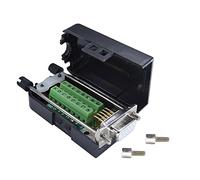Oiyagai Plastica DIY D-SUB DB15 VGA Femmina Shell Breakout Terminali Board Connettore