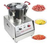 Oiyekntd Robot da Cucina Multifunzione, Tritatutto Elettrico Professionale per Verdure e Carne, con Ampia Apertura di Alimentazione, grattugia e sminuzzatrice in Acciaio Inox, Ideale per Carne 7L