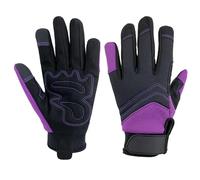 OIZEN Guanti da Giardinaggio per Donne e Uomini, Guanti da Giardino con Touchscreen, Guanti da Lavoro Resistenti alle Spine e alle Perforazioni, Regali per il Giardinaggio per Donne (viola, L)