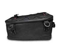 OJ Borsa Sella Posteriore Nera - Borsa Moto Universale Impermeabile con Cinghie Regolabili e Ampio Spazio per Casco e Oggetti - Facile da Installare e Resistente