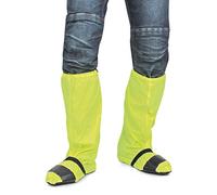 OJ Compact Copriscarpe Antipioggia Moto Unisex | Copri Scarpe 100% Impermeabile e Compatto, Suola Slim Antiscivolo, Regolabile con Coulisse per Massimo Comfort, GIALLO XL