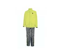 OJ | Completo antipioggia system set | Nero giallo fluo