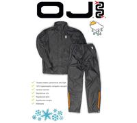 OJ Kit Antipioggia Pioggia Scooter Moto Impermeabile Giacca + Pantalone Acqua