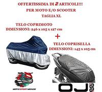 OJ JM09204 Saddle Cover Copri Sella Impermeabile in Poliestere, Taglia XL