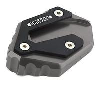 OJAMWXZU Cavalletto Laterale Moto per Y&AMAHA XSR700 2016 Moto MT07 Estensione Cavalletto Laterale con Logo XSR 700(XSR700-3)