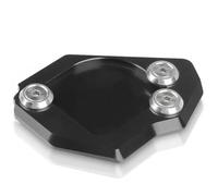 OJAMWXZU Piastra Cavalletto Moto per B&MW F650GS F650 GS F 650 GS F700GS 2008 2009 2010 2011 2012 2013 2014 Piede Laterale del Basamento di Estensione Pad Piastra di Supporto(Black)