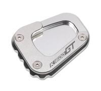 OJAMWXZU Piastra Cavalletto Moto per B&MW K1600GT K1600GTL K 1600 GT GTL Moto CNC Cavalletto Laterale Supporto Estensione Piastra Allargamento Cavalletto(Silver-K1600GT)